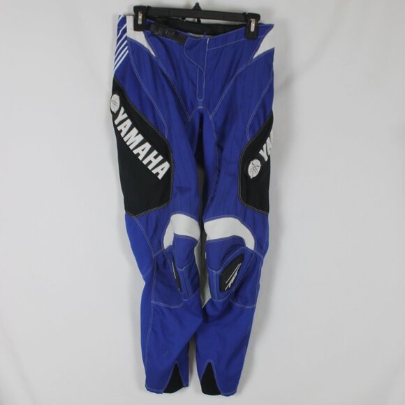FOX YAMAHA Graphic 180 Blue Motorcycle Racing Pants Size 30 RN# 97275 Motorcross - Picture 6 of 15